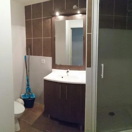 Ete 2022 - Studio Meuble 3 Etoiles Avec Piscine Interieure - Place Parking Prive Comprise דירה *